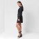 Women's dress with collar Mist p. 46, black