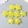 Busina Plastic for the creativity "Star. Stone ice" transparent yellow 1.3x2.6x2.6 cm