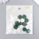Beads for creativity wood "flat circle" set of 20 pcs white, green 0.4x1.5x1.5 cm