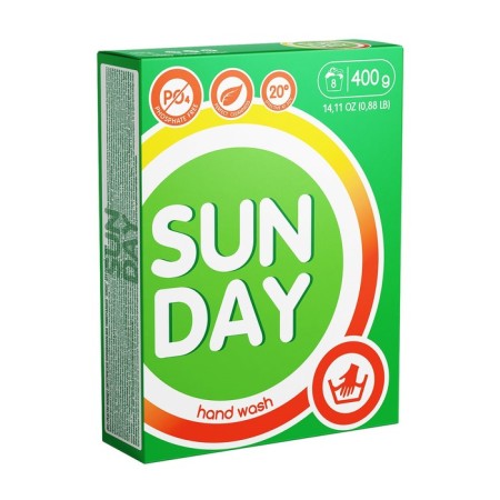 Sunday washing powder, universal, for manual washing, 400 g