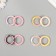 Carabiner Metal "Ring. Insert" mix 3.6x3.6 cm