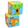 Developing toy cubes "Whose house?"