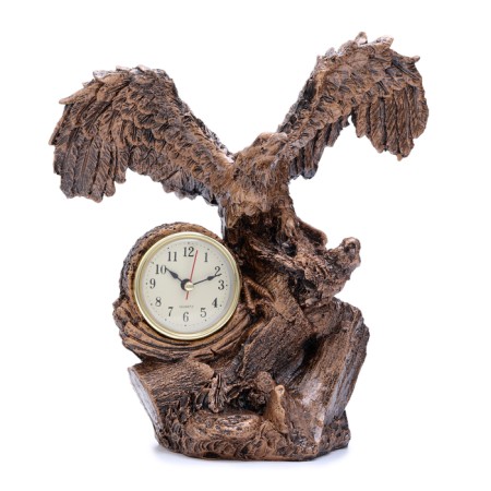 Table watch "Fireplace. Eagle", discrete move, 24 x 27 cm-1