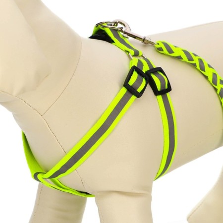 Set "braid", fluorescent, harness 32-48 cm, leash 115 x 1 cm, green-3