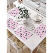 A set of napkins for setting the table 