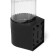 Aquawork CH-1 glass holder, screws on screws, 70 cups, black