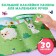 A book with stickers "Large circles. Moms and kids ", 30 stickers