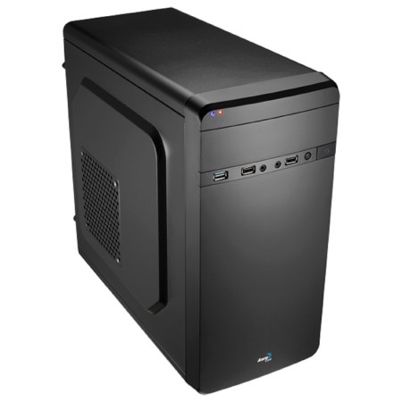 Aerocool QS-180 case, without PSU, MATX, black