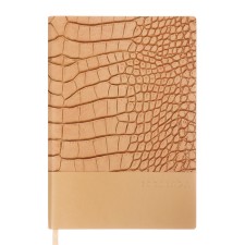Diary Nedtir A5 160l Escalada, soft region, leather claim, tis f, lies, kr bl 70g/m2, beige