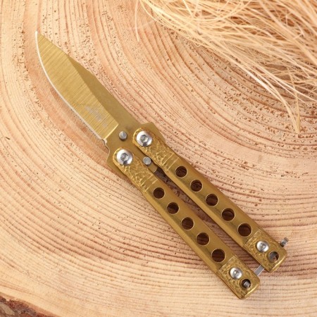 Bow Knock "Killer" 11cm, blade 48mm/1mm, golden