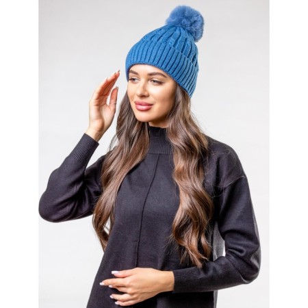 Female ISee hat, size 52-56, blue color-1