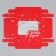 Gift box "Happy New Year", Red, 16.5 x 12.5 x 5 cm, New Year