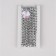 Metallized “cone” braid, 8 × 8 mm, 4.5 ± 0.5 m, silver color
