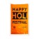 Holi paint, orange color, 100 g