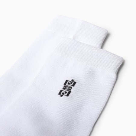 Male socks, white color, size 25-27-1