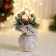 Ball plastic decor "Shine of Christmas" Snowflakes, 8x12 cm, mix