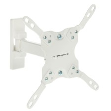 Кронштейн Ultramounts UM864W, для ТВ, наклонно-поворотный, 13-43", 60-190 мм от стены, белый