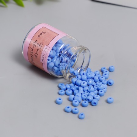 6/0 round beads in the bottle "Blue Heavenly" 20 g-1