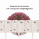 Decorative fence, 30 × 200 cm, 10 sections, plastic, white "birch grove"
