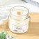 Aromatic candle made of soy wax in a bank, 75 g, plum and cashmere