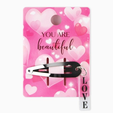 Заколка для волос "You are beautiful", 5 х 1.5 см-1