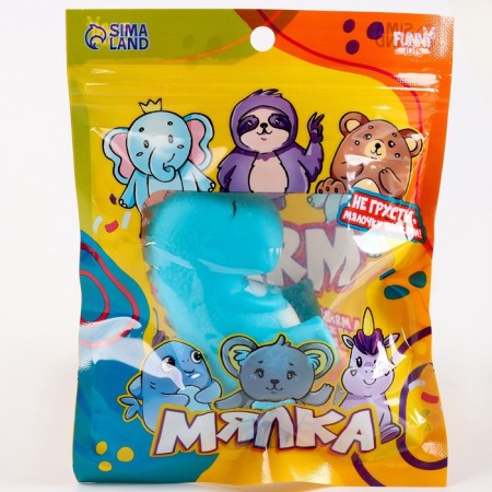 Antistress Maglet "Zoo", in a bag, with paste-12