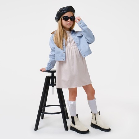 Children's dress with long sleeve KAFTAN "Amore", size 36 (134-140)-5