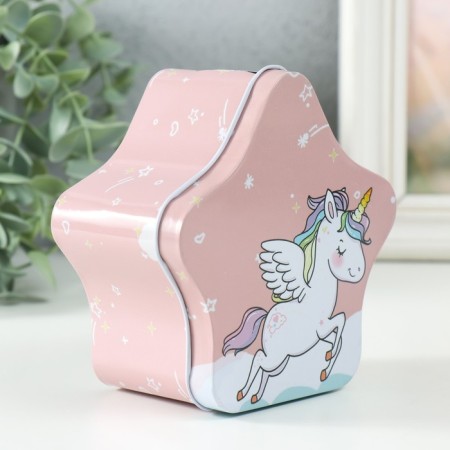 Копилка металл "Детские мечты" МИКС 6,5х12х13 см-3