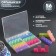 Organizer for decor, 14 blocks, 4 cells, 21 × 17.5 × 2.7 cm, multi -colored