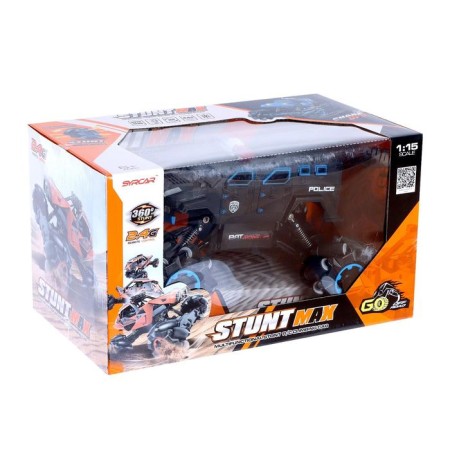 Radio-controlled car "Jeep-Akrobat", 4WD, traffic in all directions, batteries, blue color-5