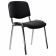 Stool Staff ISO Lite CF-008, chrome, black fabric (S-11)