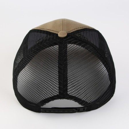 Cap with a net "President", beige-7