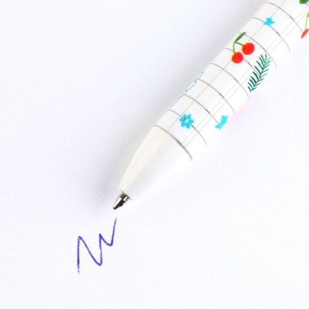 Automatic matte ballpoint pen "Favorite Educator", 0.7 mm-1