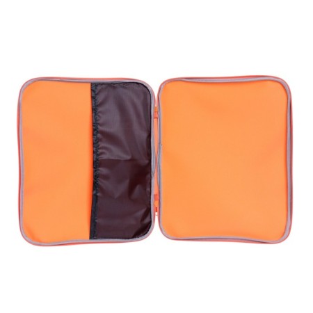 Folder with handles textile A4, 360 x 270 x 20 mm, inner pocket Calligrata, "Office" 1Sh421, Orange-4
