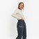 Women's trousers, dark gray color, size 46