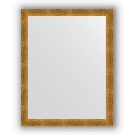 Mirror in the baguette frame - poisoned gold 59 mm, 74 x 94 cm, evoForm