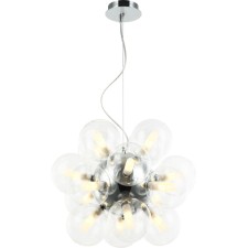 Люстра подвесная Roxie 16xG9 LED 5Вт, размер 45x45x49-150 см, цвет хром