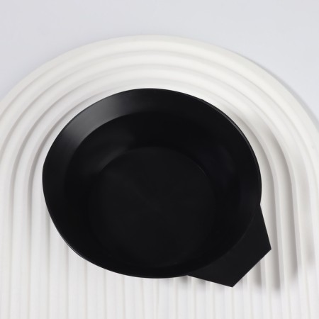 Staining bowl, d = 12 cm, black color-1