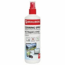 BRAUBERG spray for cleaning monitors and optical surfaces, 250 ml