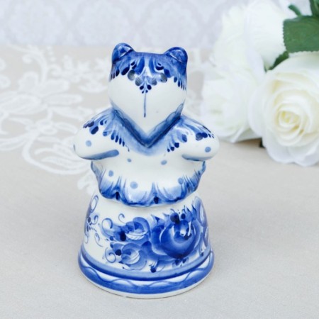 Mesnitsa "Masha", Gzhel, Porcelain, 15x8 cm-2