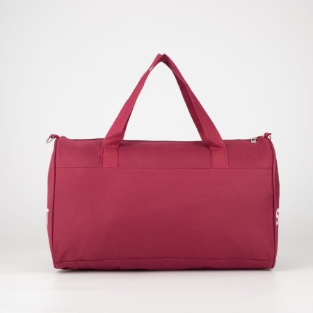 Sports bag with lightning, long belt, burgundy color-1