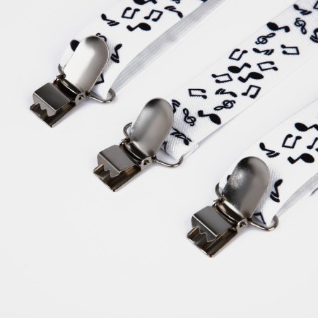 Adults adults, width 2.5 cm, white/black color-2