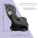 Autocreset crumb I am Support, group 0+/1, up to 18 kg, (0-4 years) dark gray/light gray