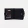 Women's wallet on the button, black color