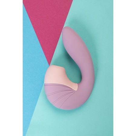 Satispyer Supernova vibrator, with a vacuum wave stimulator, 16.9 cm, silicone, pink color-3