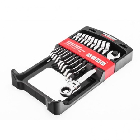 A set of combined keys MATRIX 14796, fragmentation, articulated, 8-19 mm, 11 pieces-1