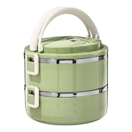 Lunch-Box "Picnic", 1.4 l, 14.5 x 14 x 16 cm, green-1