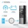 Trendvision AP-K3 compressor, 6000 mAh, LED flashlight, 170 × 69 × 50 mm, 30 l/min