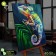 Picture on numbers with luminous paint, 40 × 50 cm "chameleon" 26 colors