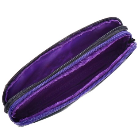 Penal soft, 2 compartments, volumetric, 90 x 220 x 40 mm, Stavia "soap bubbles" black 86229-3